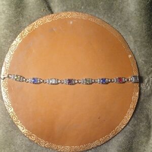 Elegant Multicolor Gemstone Bracelet